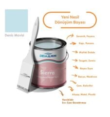 SERAMİK MUTFAK BOYASI SIERRA TEK KOM. DENİZ MAVİSİ