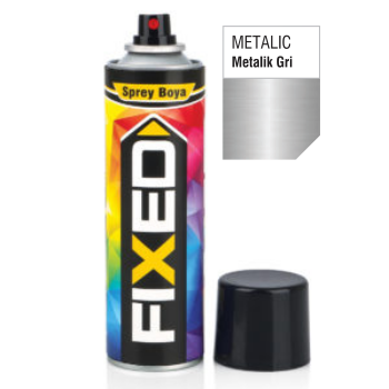 FIXED Metalik Gri Sprey Boya 225 ml F-215