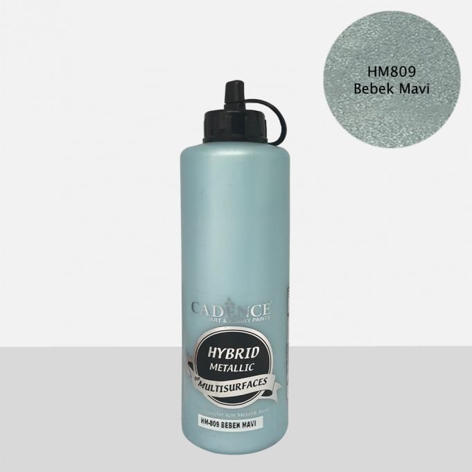 HM-809 Bebek Mavi Hybrid Metalik Multisurfaces 500 ml