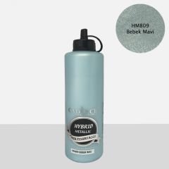 HM-809 Bebek Mavi Hybrid Metalik Multisurfaces 500 ml