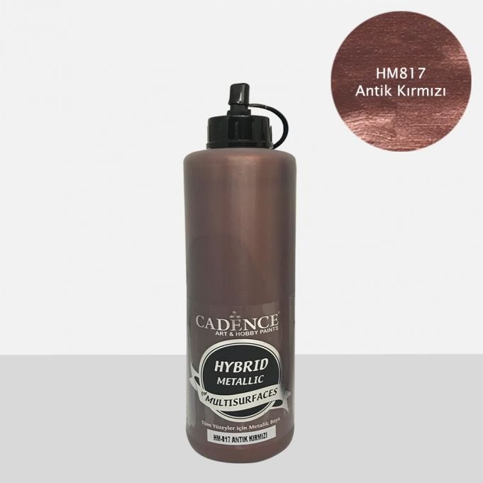 HM-817 Antik Kırmızı Hybrid Metalik Multisurfaces 500 ml