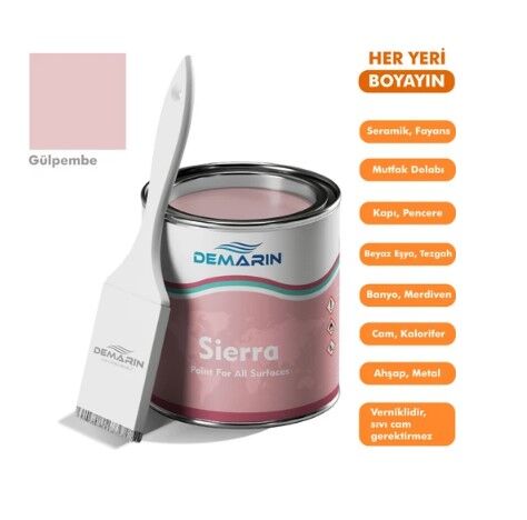 SERAMİK MUTFAK BOYASI SIERRA TEK KOM. GÜL PEMBE