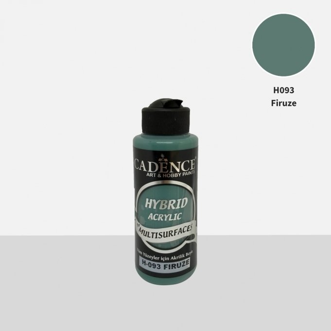 H-093 Firuze Hybrid Akrilik Multisurfaces 120 ml