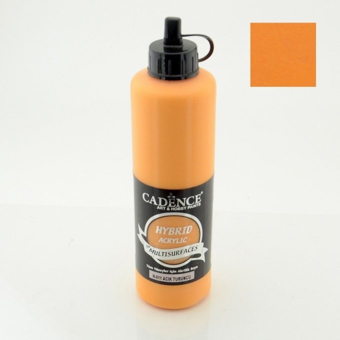 H-011 Açık Turuncu Hybrid Akrilik Multisurfaces 500 ml