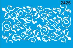 Stencıl Yaprak Desen - 2425
