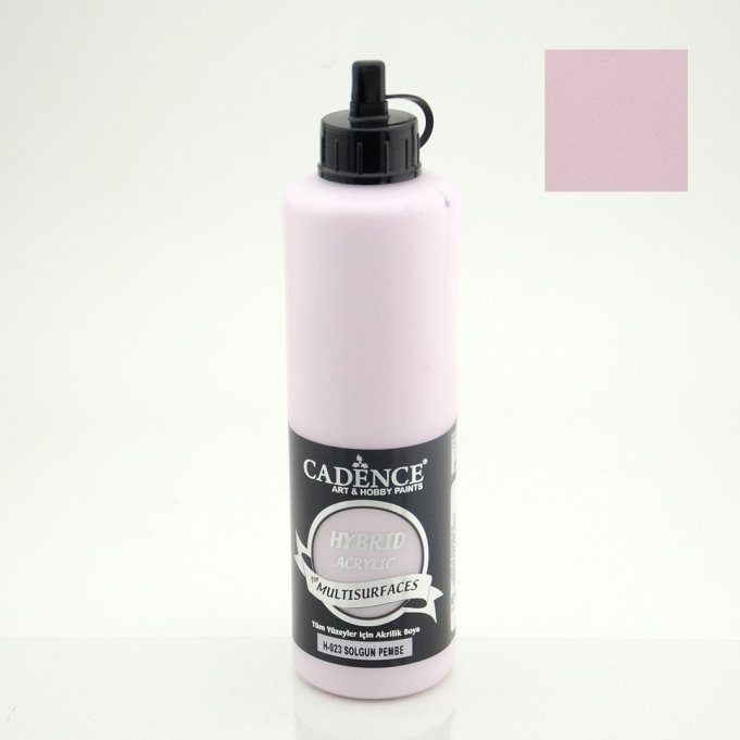 H-023 Solgun Pembe Hybrid Akrilik Multisurfaces 500 ml
