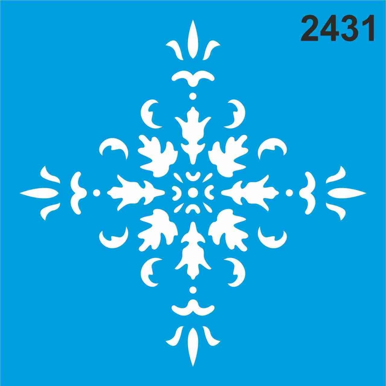 Stencıl Fayans Desen - 2431