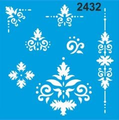 Stencıl Fayans Desen - 2432