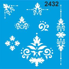 Stencıl Fayans Desen - 2432