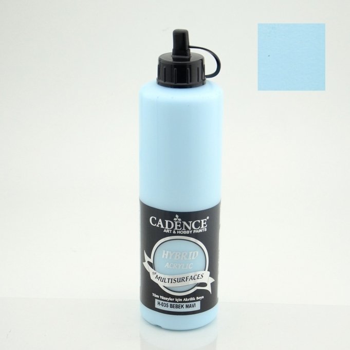 H-035 Bebek Mavi Hybrid Akrilik Multisurfaces 500 ml