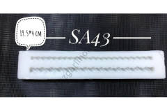 Model SA43 Dantel Silikon Kalıbı