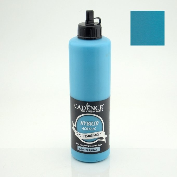 H-041 Turkuaz Hybrid Akrilik Multisurfaces 500 ml