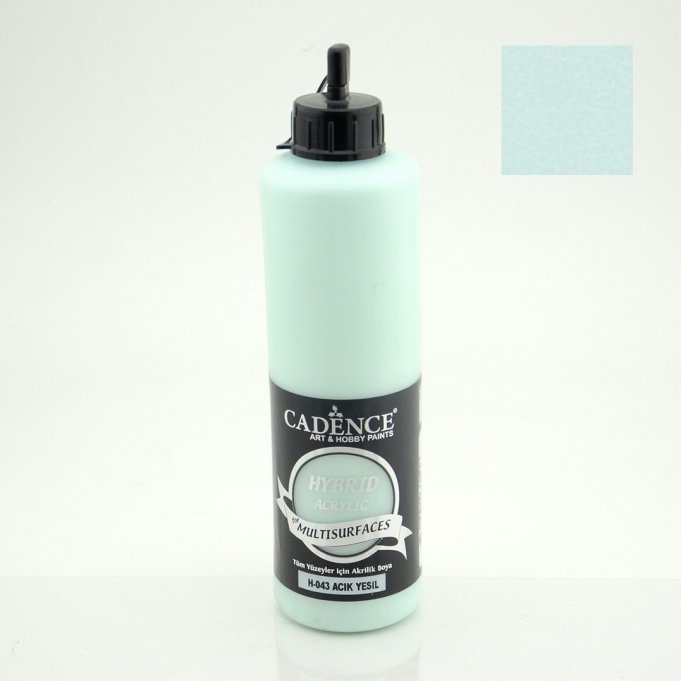 H-043 Açık Yeşil Hybrid Akrilik Multisurfaces 500 ml