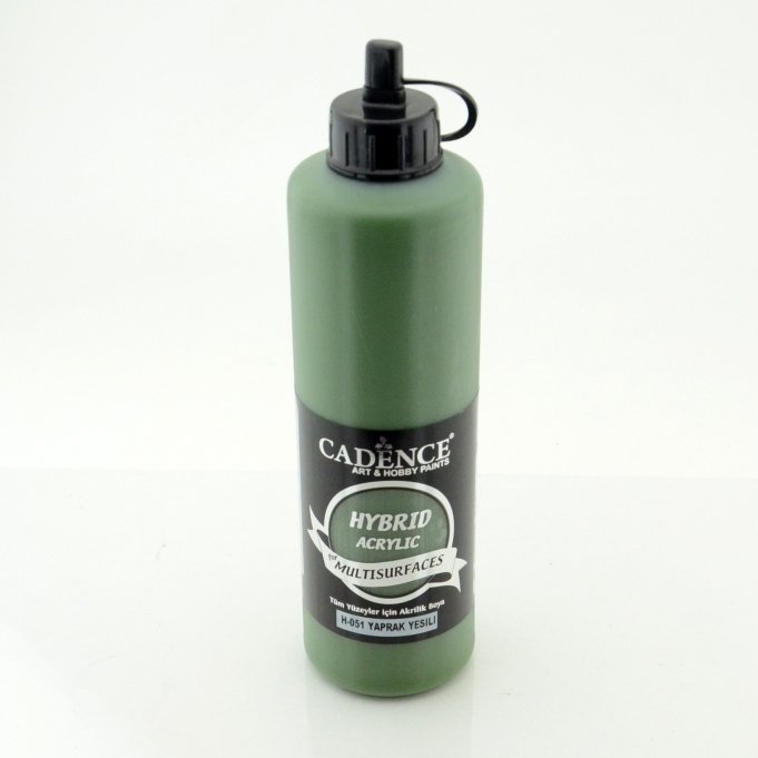 H-051 Yaprak Yeşil Hybrid Akrilik Multisurfaces 500 ml