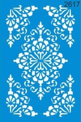 Stencıl Göbek Desen - 2617
