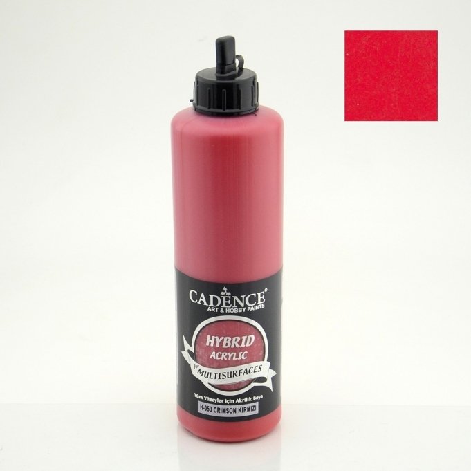 H-053 Crımson Kırmızı Hybrid Akrilik Multisurfaces 500 ml