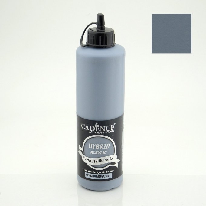 H-058 Koyu Arduvaz Gri Hybrid Akrilik Multisurfaces 500 ml