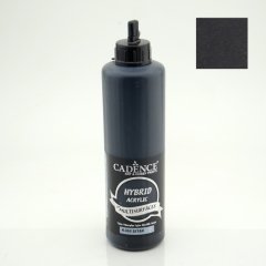 H-060 Siyah Hybrid Akrilik Multisurfaces 500 ml