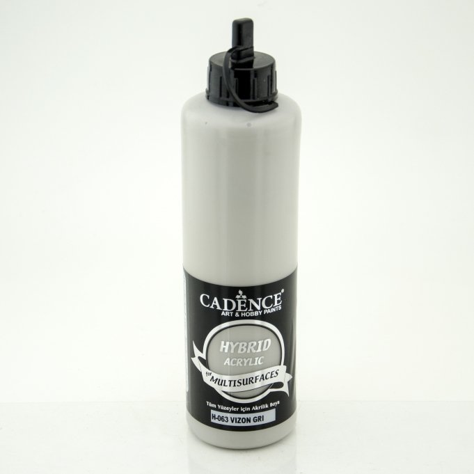H-063 Vizon Gri Hybrid Akrilik Multisurfaces 500 ml