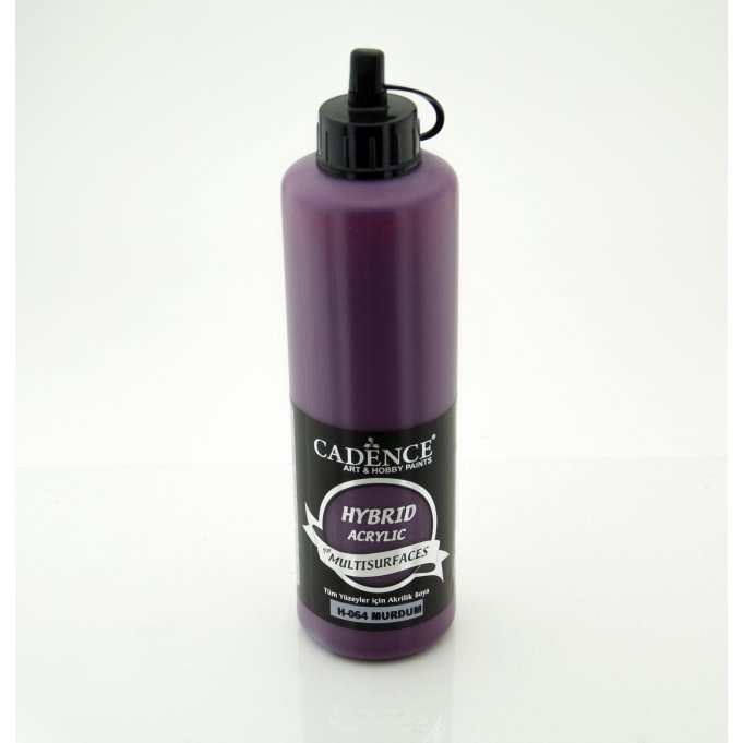 H-064 Mürdüm Hybrid Akrilik Multisurfaces 500 ml