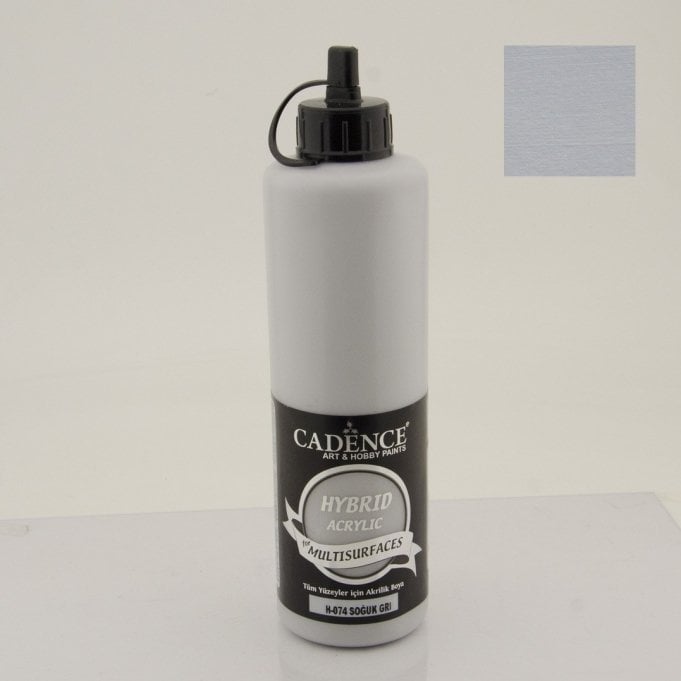 H-074 Soğuk Gri Hybrid Akrilik Multisurfaces 500 ml