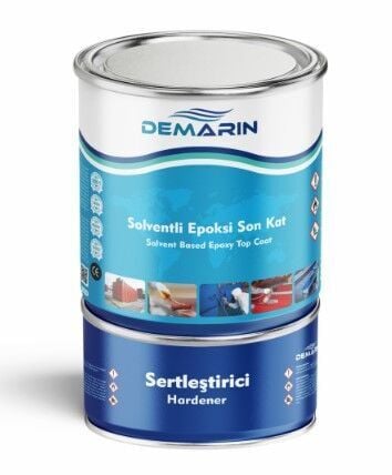 SOLVENTLİ EPOKSİ SON KAT BOYA SİYAH RENK