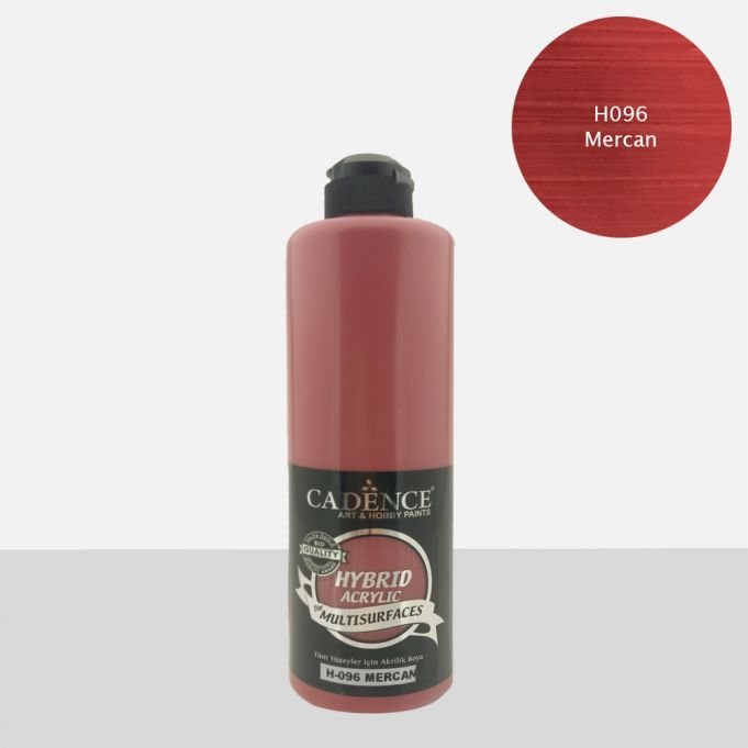 H-096 Mercan Hybrid Akrilik Multisurfaces 500 ml