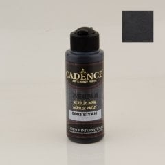 0002 Siyah Premium Akrilik Boya