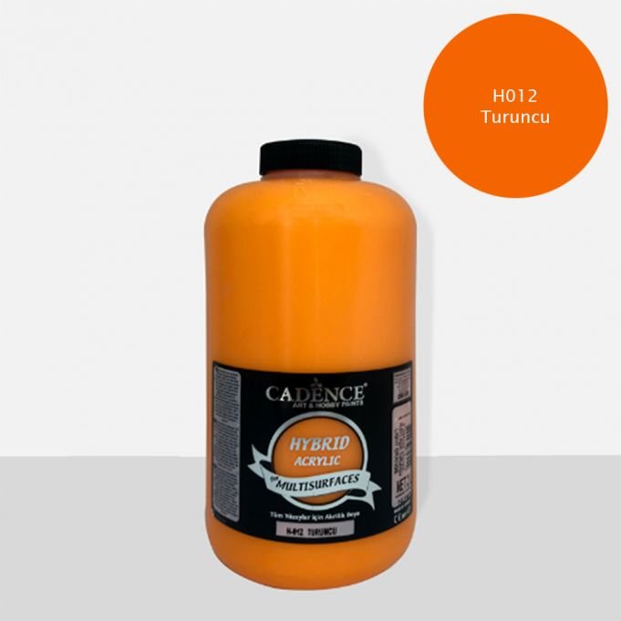 H-012 Turuncu Hybrid Akrilik Multisurfaces 2000 ml