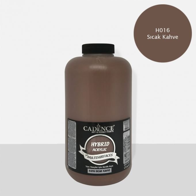 H-016 Sıcak Kahve Hybrid Akrilik Multisurfaces 2000 ml