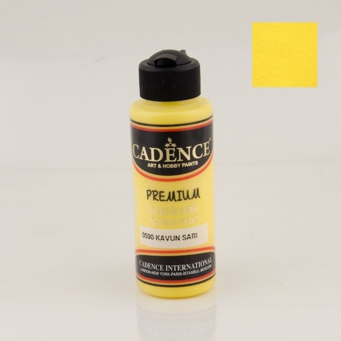 0590 Kavun Sarı Premium Akrilik Boya