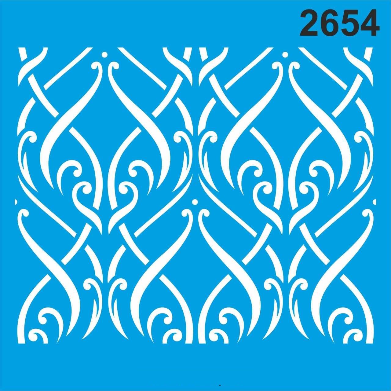 Stencıl Fayans Desen - 2654