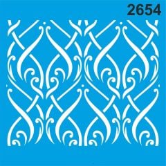 Stencıl Fayans Desen - 2654