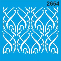 Stencıl Fayans Desen - 2654
