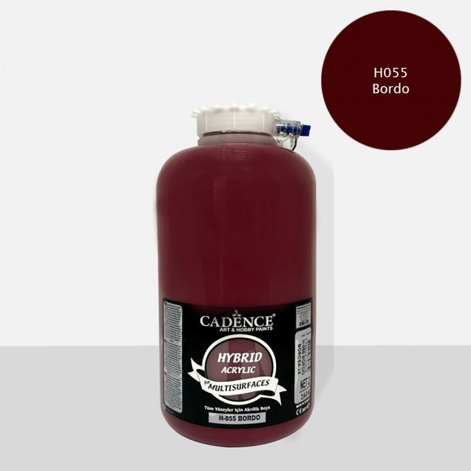 H-055 Bordo Hybrid Akrilik Multisurfaces 2000 ml