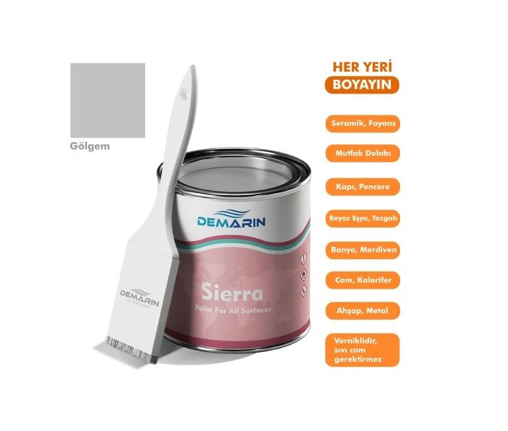 SERAMİK MUTFAK BOYASI SIERRA TEK KOM. GÖLGEM