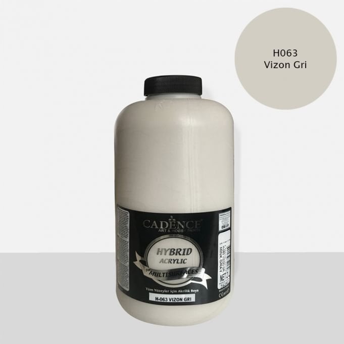 H-063 Vizon Gri Hybrid Akrilik Multisurfaces 2000 ml