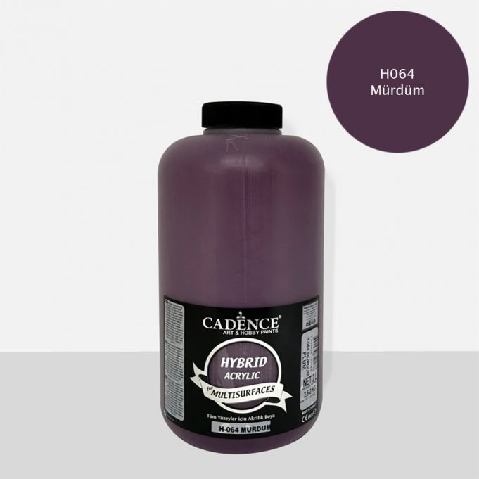 H-064 Mürdüm Hybrid Akrilik Multisurfaces 2000 ml