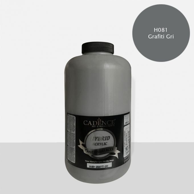 H-081 Grafiti Gri Hybrid Akrilik Multisurfaces 2000 ml