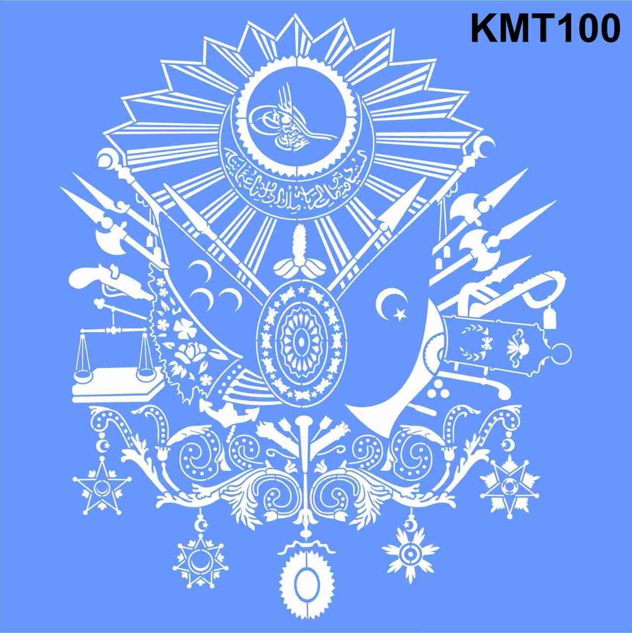 Stencıl  Osmanlı Devlet Arması - KM T100