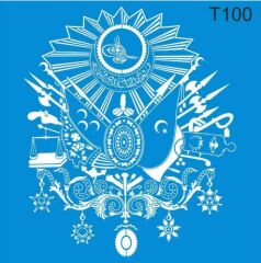 Stencıl  Osmanlı Devlet Arması - KM T100