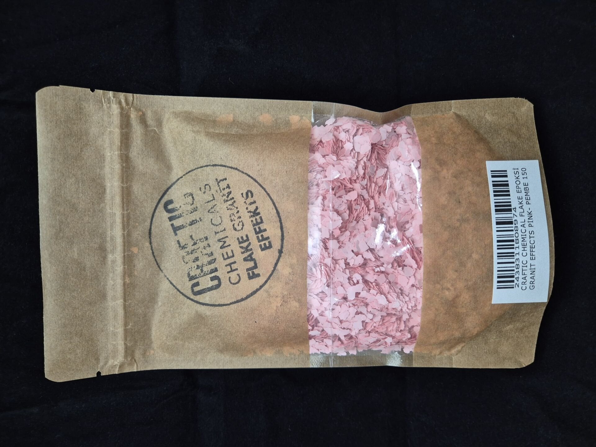 Paletto Terrazo Epoksi Flake ( PİNK - PEMBE )