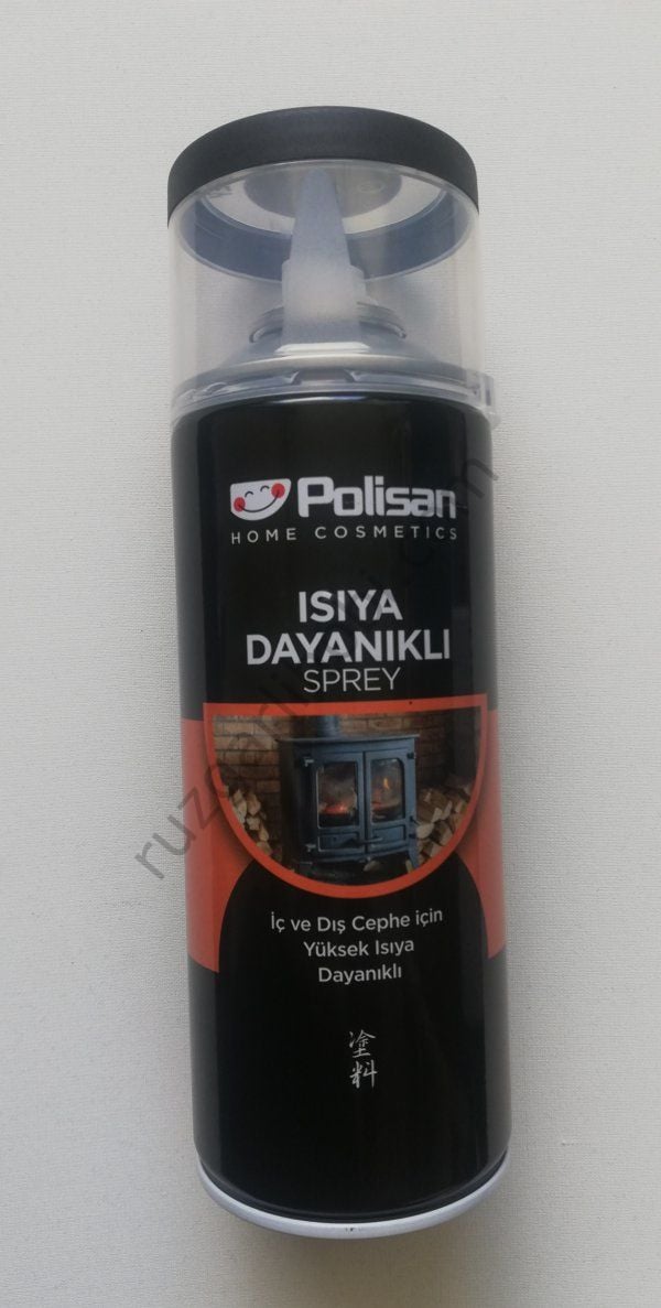 ISIYA DAYANIKLI SİYAH SPREY BOYA  POLISAN