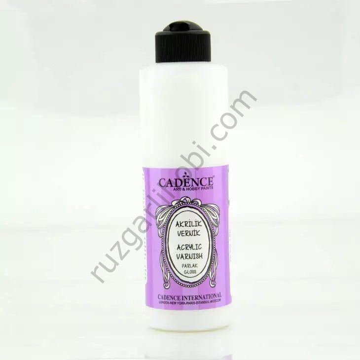 SU BAZLI AKRİLİK VERNİK  ( PARLAK ) 250 ML