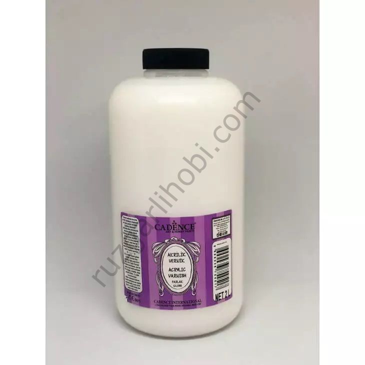 SU BAZLI AKRİLİK VERNİK  ( PARLAK ) 2000 ML