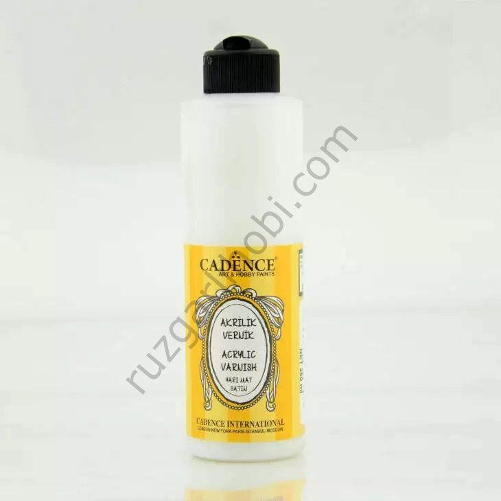 SU BAZLI AKRİLİK VERNİK  ( YARI MAT ) 250 ML