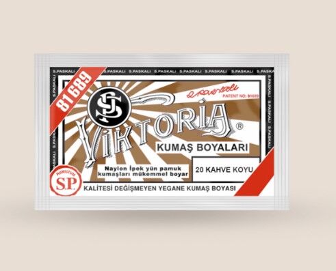 20 KOYU KAHVE RENK KUMAŞ BOYASI TOZ 10 GR PAKET