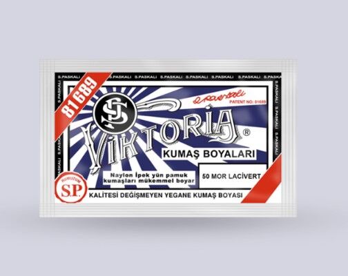 50 M. LACİVERT RENK KUMAŞ BOYASI TOZ 10 GR PAKET