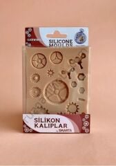 SİLİKON KALIP SAAT PARÇALARI - CLOCK WORKS SK1013015