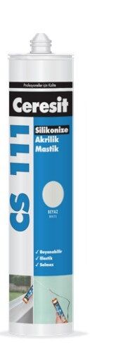 MASTİK AKRİLİK CS 111 BEYAZ 240 ML CERESİT